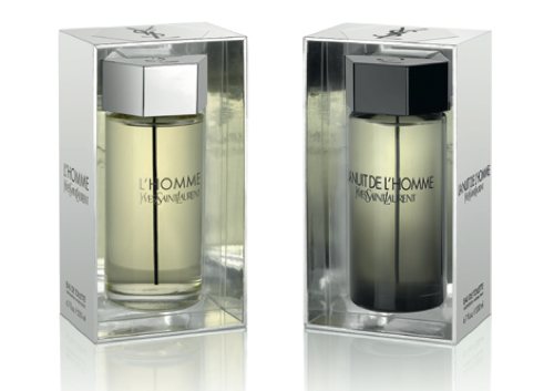 Deux parfums stars d’Yves Saint-Laurent : L’Homme et la Nuit de l’Homme. Deux parfums qui représentent parfaitement l’homme moderne